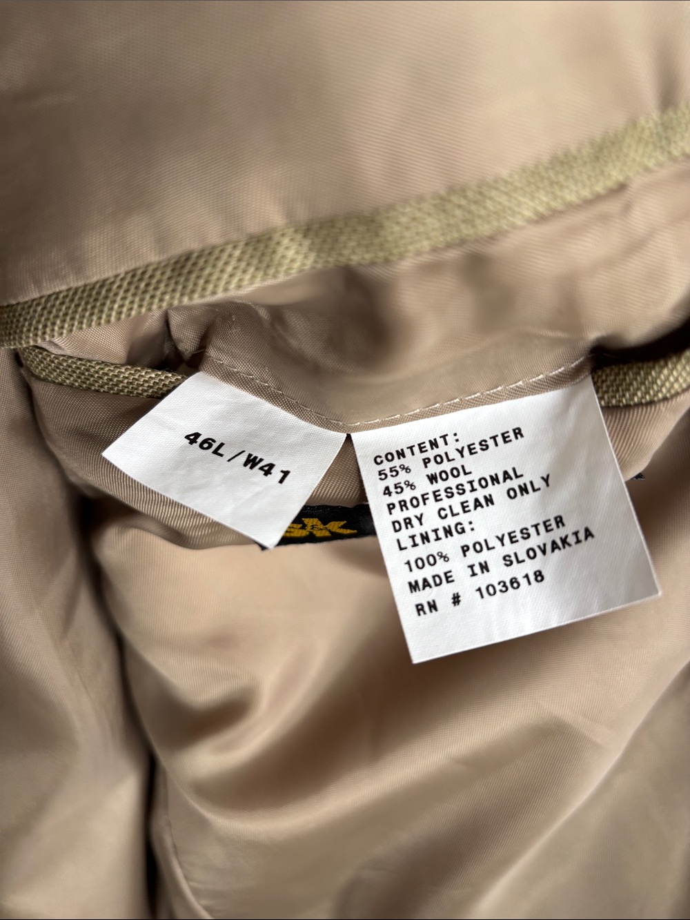 Men's Two-Piece Suit in Olive - Picture 9 of 13